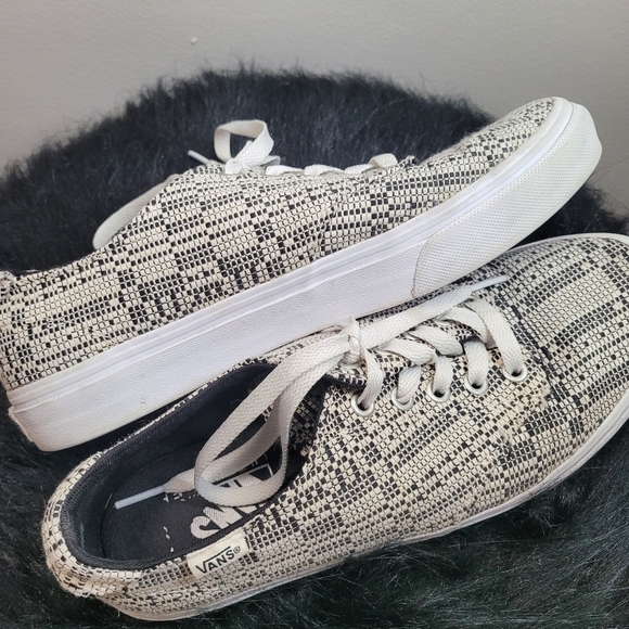 Van's Ultracush Camden Optical Woven Delux Size 8.5 - Picture 8 of 8